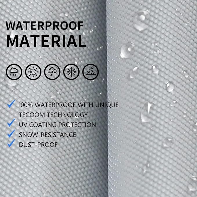 Tecoom Car Cover Windproof for All Weather, Fit for Mazda MX-5, Alpine A110, Audi TT Coupe, Toyota GR86, Subaru BRZ, Nissan 370Z, Porsche 718, BMW Z4 etc, 167-172" Length Coupe/Convertible/Sport Car