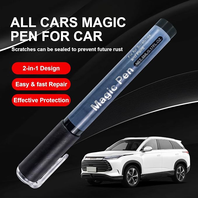Magic Car Scratch Remover Pen, 2Pcs Car Paint Repair Pen Portable Auto Scratch Remover, Universal Car Touch Up Pen for All Cars Paint Scratches Repair111
