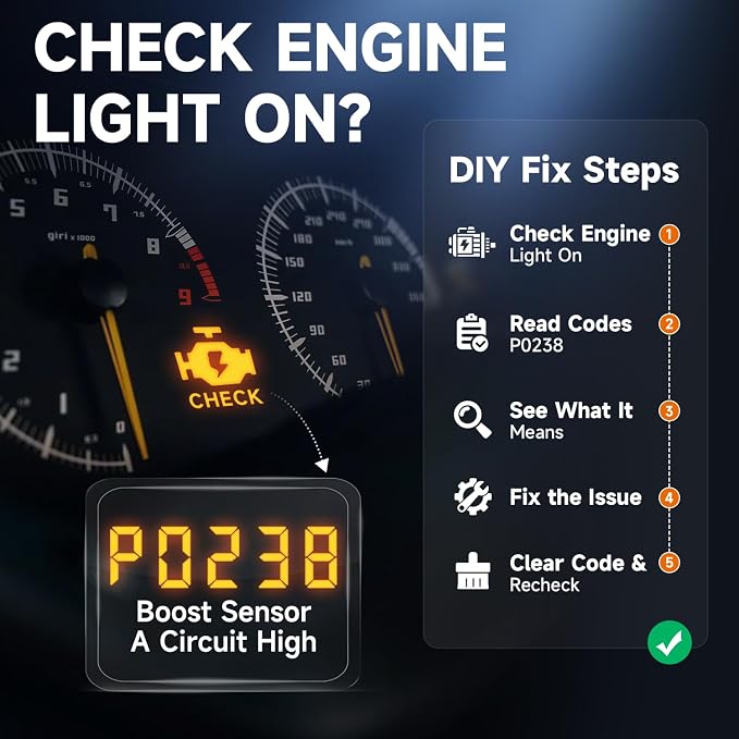 2-in-1 FOXWELL NT301 Plus OBD2 Scanner with 12V Battery Tester, Check Engine Light Code Reader, Car Battery/Starter/Charging System Test, Live Data Diagnostic Tool for 1996+ OBDII Vehicles