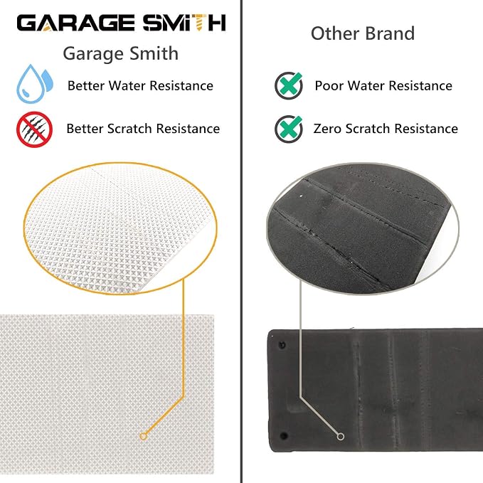 AMPULLA GWP02S Garage Wall Protector Car Door Protectors, Designed in Germany (2, White)
