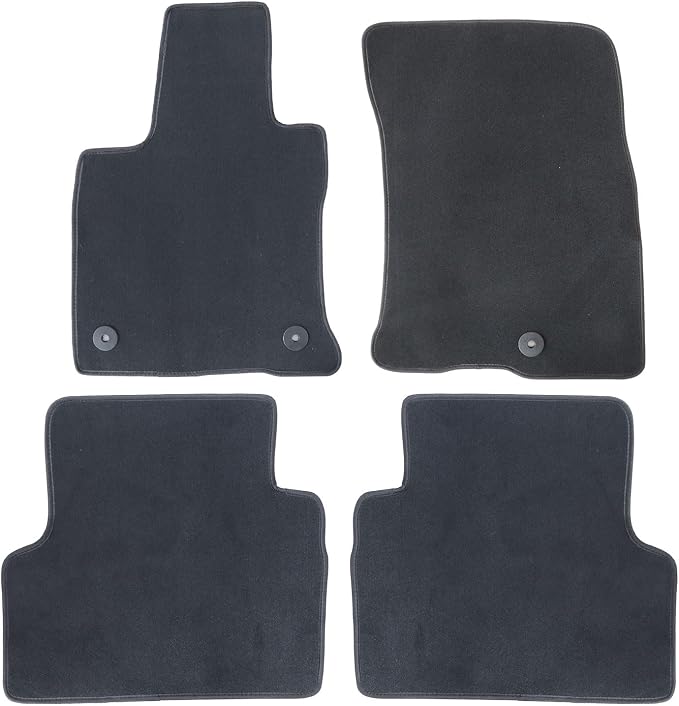 GXARTS Car Waterproof Floor Mats Carpet Full Set Compatible with Ford Maverick Bronco Sport 2021 2022 2023 2024 2025 | All-Weather Protect, Black Velour Automobile Floor Liner Accessories