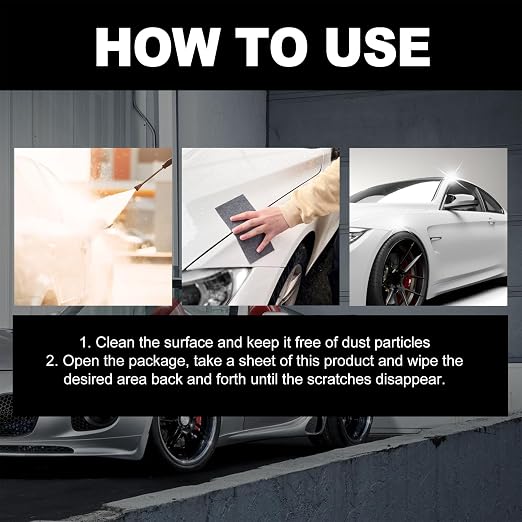 Nano Sparkle Cloth Car Scratch Remover with Scratch Repair Paste,Upgraded Nano Sparkle Cloth for Cars Scratches,Miracle Nano Cleaning Cloth Scratch Remover for Deep Scratch Repair on Car Paint