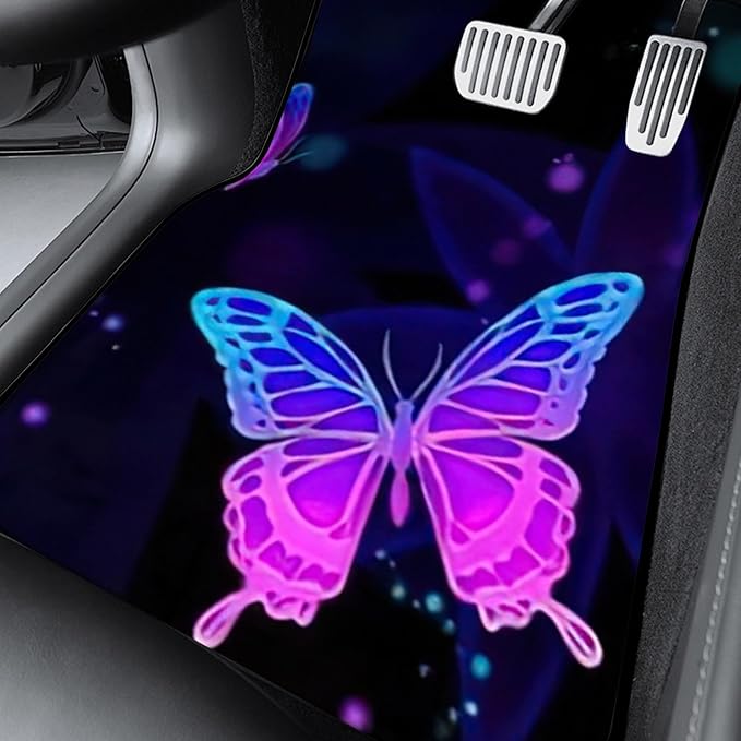 Car Floor Mats Non-Slip Automotive Floor Mats All-Weather Front Rear Car Floor Foot Mat Sets of 4 Pieces Foot Mats Rugs Carpet for Car Trucks SUV Sedans (NO.50)