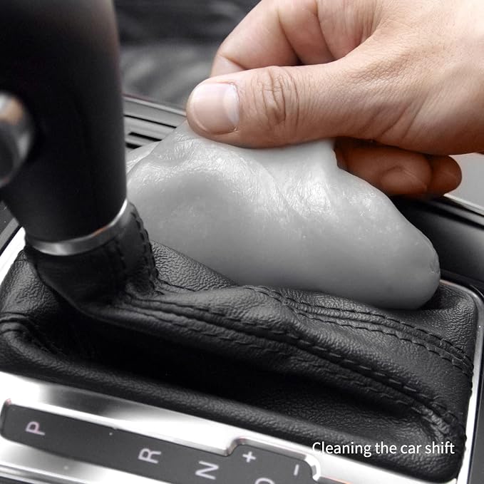 CLICK CLEAN Cleaning Gel for Car, 7oz Car Detailing Tools, Cleaning Putty Gel, Car Interior Cleaner Universal Dust Cleaner for Keyboard, Laptop, Air Vents