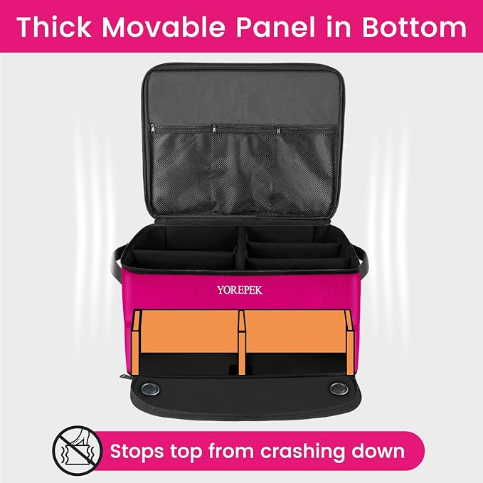 YOREPEK Golf Gifts for Men, 2 Layer Golf Trunk Organizer for 2 Pair Shoes | Waterproof Car Trunk Locker with Separate Ventilated Compartment for Balls, Tees, Clothes, Gloves, Birthday Gifts for Golfers
