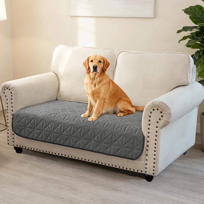 Ameritex Sofa Cover Waterproof for Seats Couch Cover for Dogs Pet Couch Cover Velvet for Chair Loveseat Sofa Machine Washable