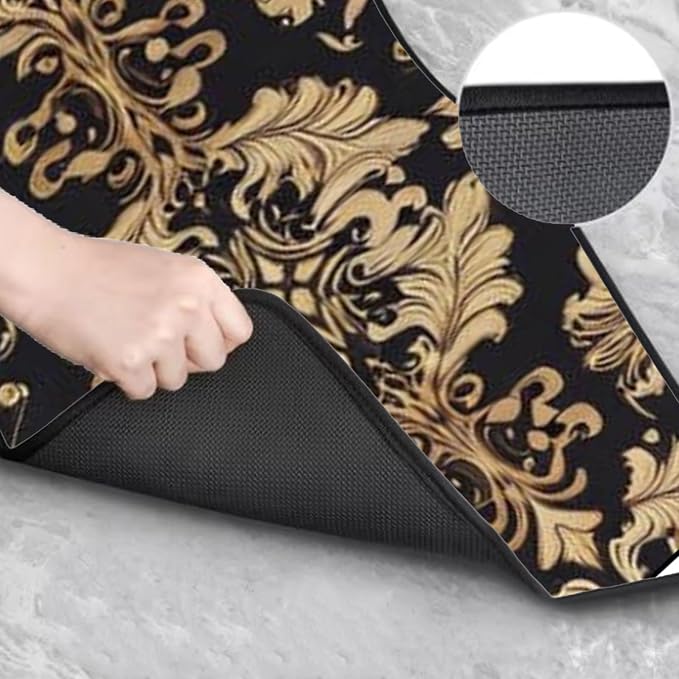 Car Floor Mats Non-Slip Automotive Floor Mats All-Weather Front Rear Car Floor Foot Mat Sets of 4 Pieces Foot Mats Rugs Carpet for Car Trucks SUV Sedans (TengWan 04)