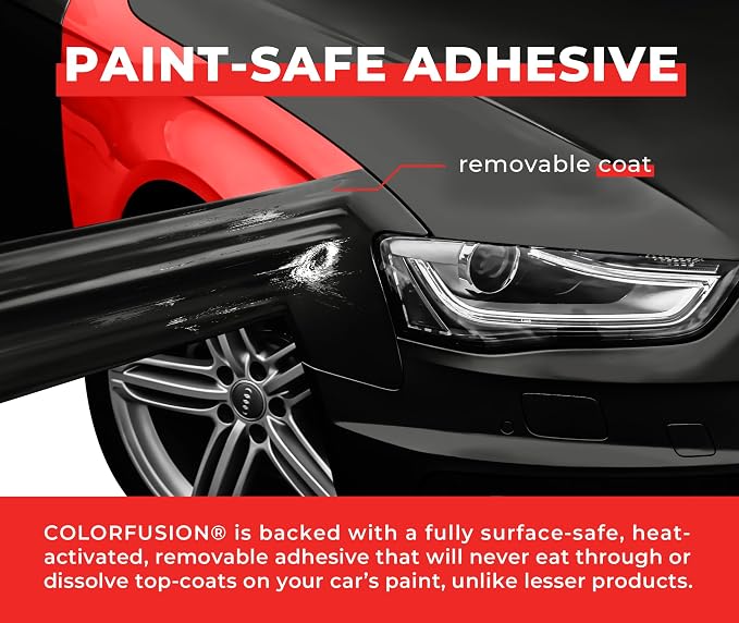 ColorFusion PPF by VViViD, Matte Stealth Midnight Black Dry Apply PPF Vinyl Car Wrap Roll 20ft x 5ft