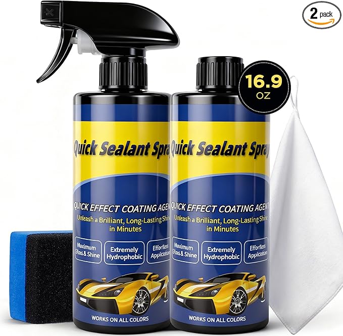 500ML Ceramic Coating for Cars: Quick Effect Coating Agent for Car Motorcycles Trucks & RVs - Extreme Hydrophobic Water Beading & Deep Gloss Shine for Long-Lasting Polish Spray Wax（2pack） | Nano Spray Wax Extreme Hydrophobic Water Beading & Deep Gloss ...