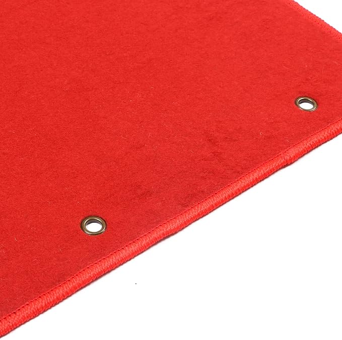 Fit 2006-2011 Honda Civic Floor Mat Nylon Red | IKON MOTORSPORTS, Factory Fitment Front & Rear Car Floor Mats Liner Carpets Replacement 3PC