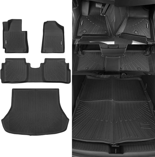 Naibeve Floor Mats for 2014-2018 Kia Forte | All Weather Custom Fit Floor Mats, Cargo Mat Interior Protector accessories