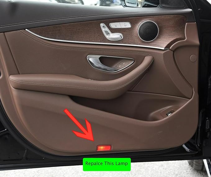 Car Door Lights LED Logo Projector Puddle Lights Compatible with A B C E-Class GLA GLC GLE Accessories, No Fade 4K-HD Auto Ghost Shadow Welcome Lights (AFFALTERACH)