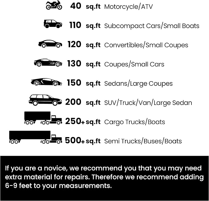 TAPEBEAR 2Sheets Matte Black Vinyl Wrap 1ft x 5ft, Car Wrap Vinyl Roll with Air Release Tech, Automotive Realistic Wrap Film, DIY Decal Sheet, Paint-Like Finish, Self Adhesive, Stretchable, Total 10ft