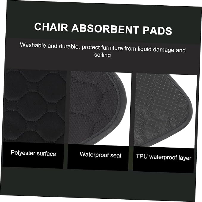 Waterproof Seat Protector Pad Non Slip Washable Car Seat Cushion Reusable Absorbent Chair Cover for Elderly Adults Children Pets 22X21 Inches
