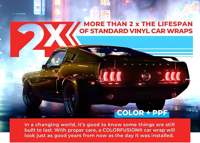 ColorFusion PPF by VViViD, Gloss Midnight Sun Dry Apply PPF Vinyl Car Wrap Roll 1ft x 5ft