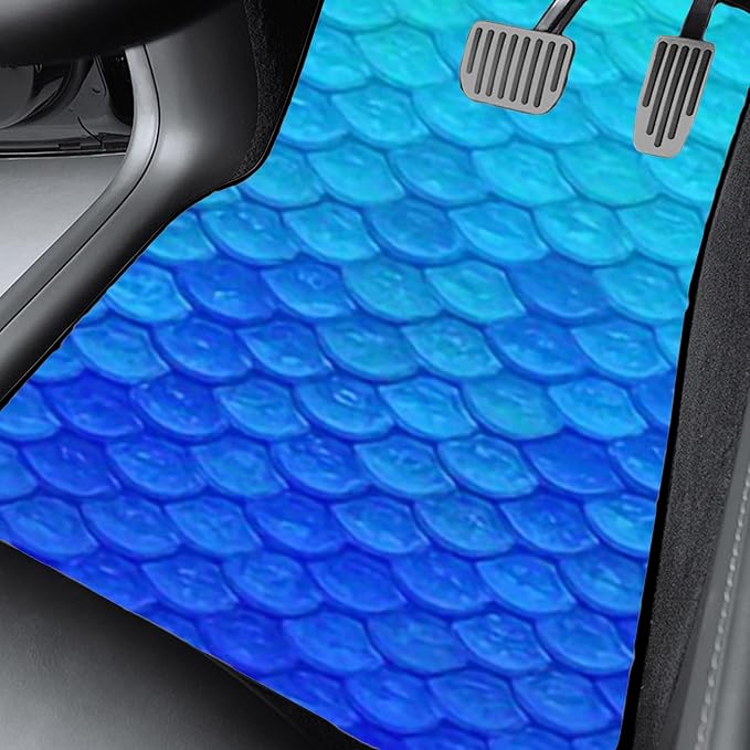 Car Floor Mats Non-Slip Automotive Floor Mats All-Weather Front Rear Car Floor Foot Mat Sets of 4 Pieces Foot Mats Rugs Carpet for Car Trucks SUV Sedans (NO.45)