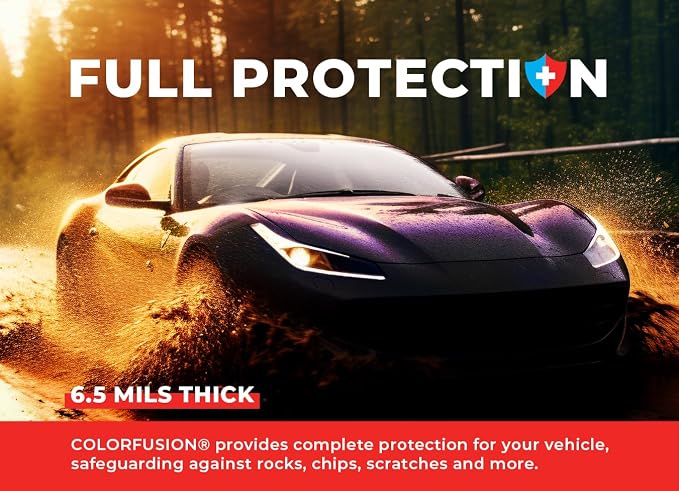 ColorFusion PPF by VViViD, Gloss Cosmic Purple Dry Apply PPF Vinyl Car Wrap Roll 10ft x 5ft