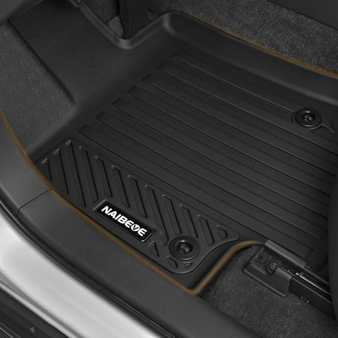 Naibeve Floor Mats for 2027 Telluride Gas 8 Seats 2nd Row Bench Seat | All Weather Floor Mats, Cargo Mat, 2nd Row Backrest Mats, Backrest Mats, (Not for Hybrid) Interior Protector accessories