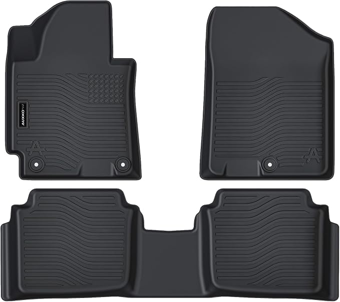 Auxko All Weather Floor Mats for Hyundai Elantra(Not fot GT or Touring) 2011-2016 TPE Liners All Season Accessories Guard Odorless Anti-Slip Floor Liners
