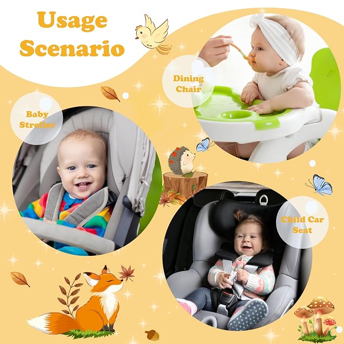 Babenest Car Seat Potty Protector Cover -Waterproof Carseat Training Liner for Baby &Toddler Shower Gift, Dry Piddle Pee Pad with Fun Designs for Strollers & Infant Car Seats (1pc Yellow)