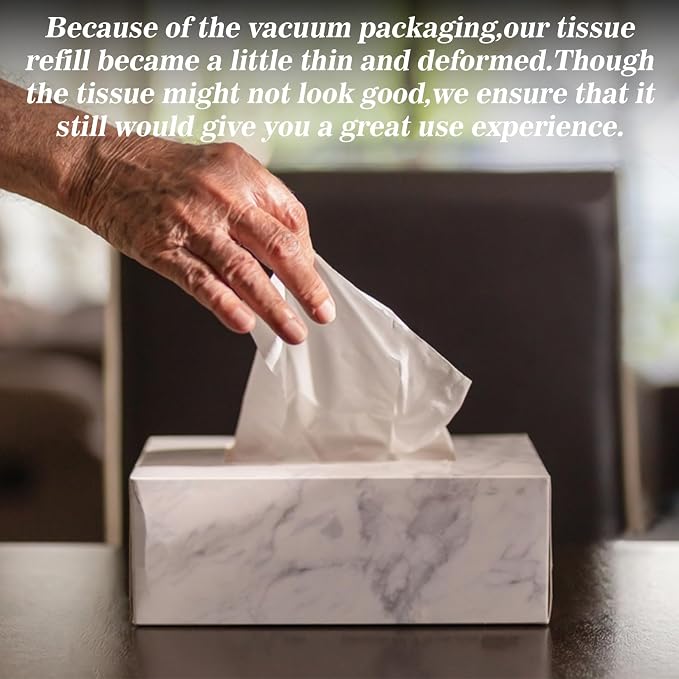 Sukh Car Tissues Refill - 6 Packs Travel Tissue Toilet Facial Paper for Car Visor Holder Box Container Refills Soft and Smooth Wood Pulp Portable Napkin Packs Travel Size 300 Sheets | Soft Wood Pulp Portable Napkin Packs With 300 Sheets, Box Container ...