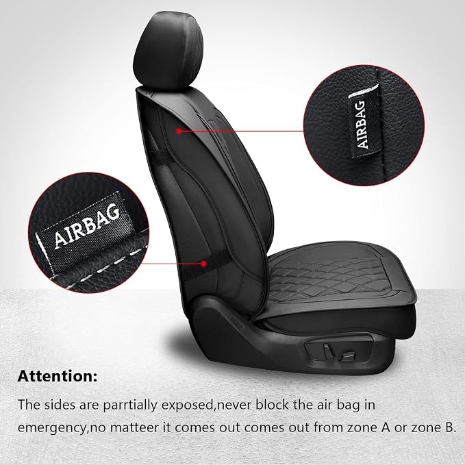 MIROZO Dodge Ram Seat Covers Full Set,Waterproof Car Seat Cover Fits for 2009-2026 Ram 1500/2500/3500 Crew Quad Regular Cab,Heavy Duty Protection Pickup Cushions with Split Flat Bench 40/60,Black