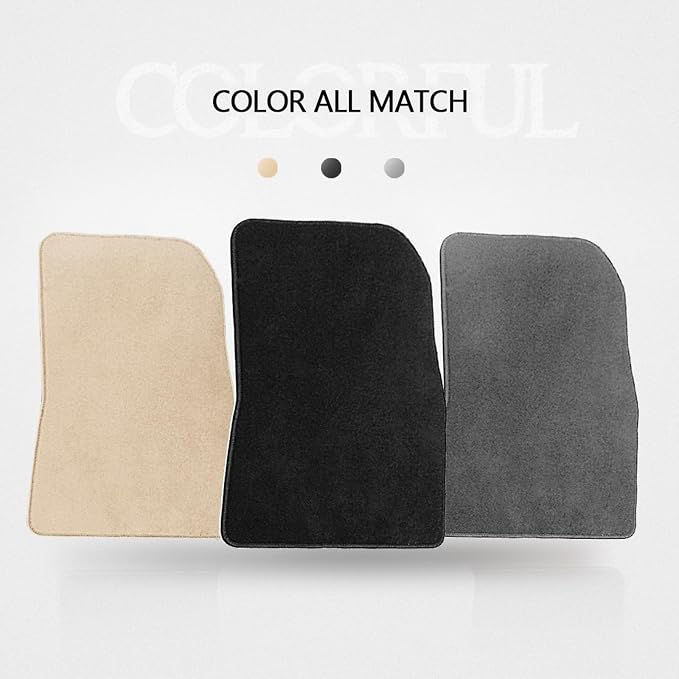 Fit 2008-2015 Chevrolet Cruze Floor Mats Nylon Black | IKON MOTORSPORTS, For 2016 Cruze Limited, Flooring Protection Interior Carpets 2009 2010 2011 2012 2013 2014 2015