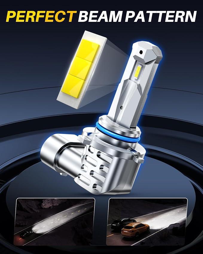AUTOONE H10 Fog Bulb, 9 Times Brighter H10 Bulb, 3 Min Quick Install, 20 Years Lifespan, No Flicker
