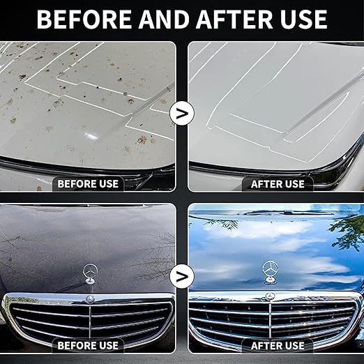 Car Coating Spray, SOPAMI 3-in-1 High Gloss Polish Scratch Remover, Waterless Car Wax Spray for Shine Protection, Nano Hydrophobic Quick Detailer for Paint, Glass, Plastic Metal Surfaces