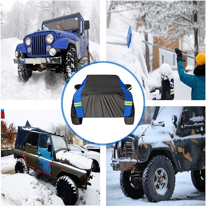 Avecrew All Weather Truck Cover - Waterproof, Rain, Snow, UV & Dust Protection (Up to 210")