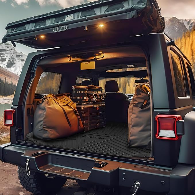 Nilight Cargo Mats for Chevy Equinox GMC Terrain 2018-2024 | for Equinox GMC TerrainAll 2018 2019 2020 2021 2022 2024 Weather Protection Heavy Duty Cargo Liners