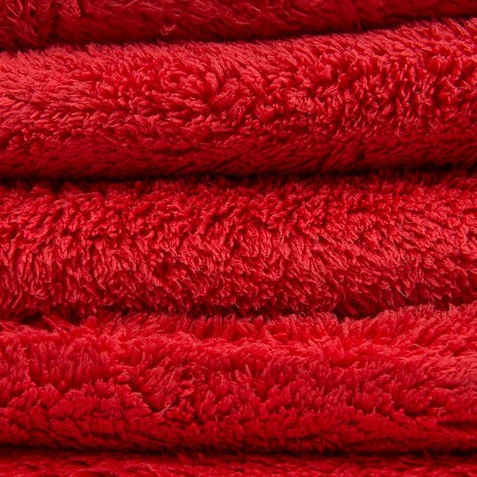 Chemical Guys, Happy Ending Edgeless Microfiber Towels, 16 x 16, 3 Pack | Ultra-plush edgeless microfiber towels buff wax and detail sprays scratch-free, soft on paint and glass, 3 pack