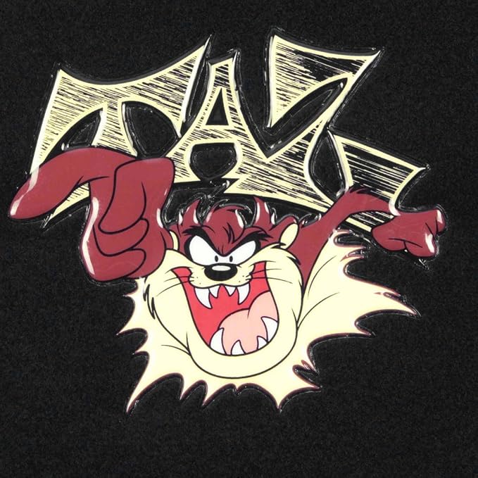 BDK Warner Brothers Cute Tazmanian Devil Licensed Auto Carpet Floor Mats, Universal Fit 4PC Set Front & Rear for Car Truck Van SUV