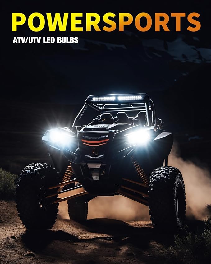 Termitor H11/H8/H9 + 9005/HB5 Light Bulbs Combo, 100,000LM 16X Ultra-Bright, 6500K Cool White, 1:1 Mini Size, 90K+ Hrs Service Life, H11 9005 Off-Road Fog Light, Plug-N-Play, Special Bulbs, Pack of 4