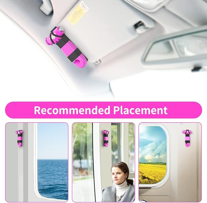 2Pcs Car Safety Hammer, 3-in-1 Emergency Escape Tool with Window Breaker and Seat Belt Cutter, Safety Emergency Car Escape Tool for Car, Office, Home