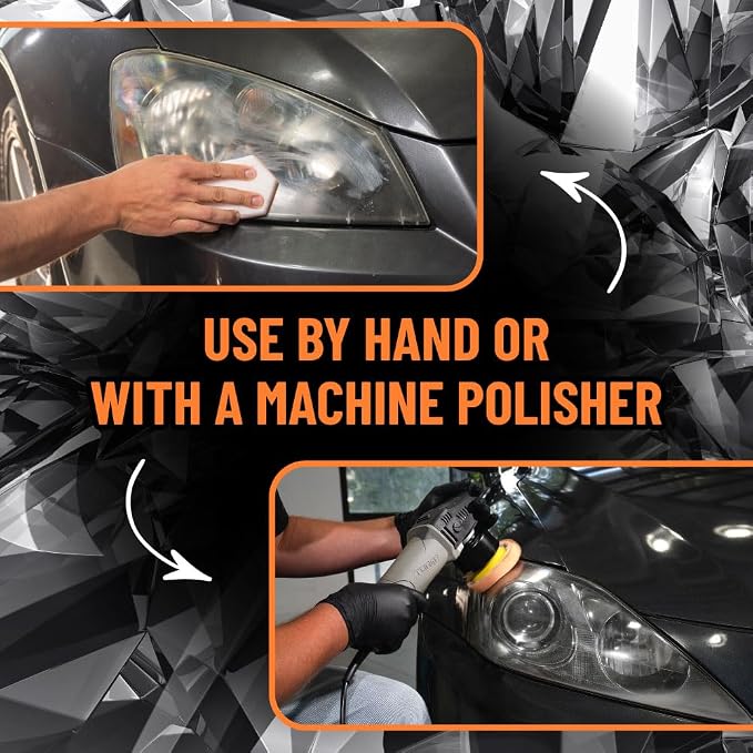 Chemical Guys, Headlight Restore & Protect, Clears Cloudy Lenses, 16 oz | All-in-one formula clears cloudy, yellowed headlights and leaves a coating that helps guard against fading