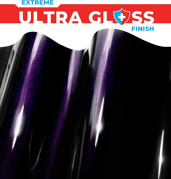 ColorFusion PPF by VViViD, Gloss Cosmic Purple Dry Apply PPF Vinyl Car Wrap Roll 60ft x 5ft
