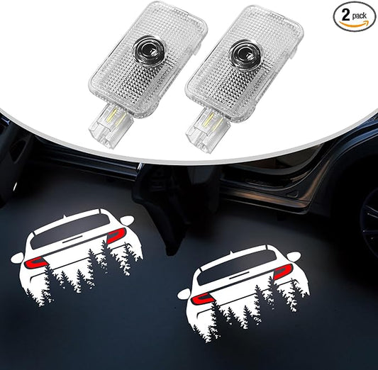 2Pcs Car Door Light Logo Projector for BRZ 2022-2024 LED Puddle Light | Ghost Shadow Non Fade Courtesy HD Projector Laser Lamp Car Entry Lighting Interior Accessories (BRZ Car)
