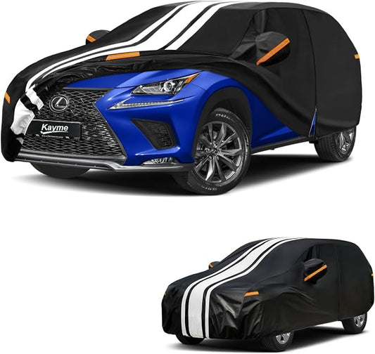 Kayme Lexus NX Car Cover Waterproof All Weather for Automobiles, Custom Fit for Lexus NX250 NX300 NX350 (2015-2026), Gift with Tape/Towel, Outdoor Full Exterior Cover Rain Snow Sun UV Protection.