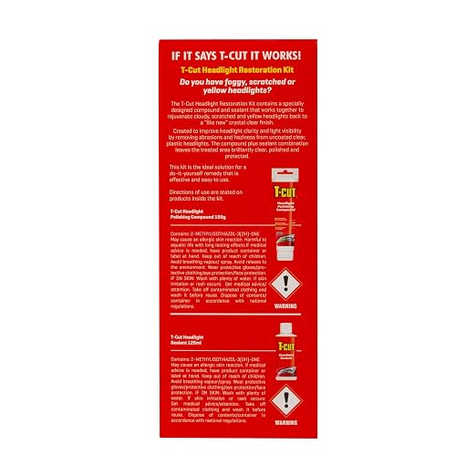 T-Cut Headlight Restoration Kit
