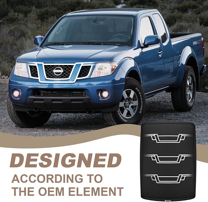 Muslogy Center Console Armrest Cover Fit for Nissan Frontier 2005-2021 & Xterra 2005-2015 Accessories, Comfort Armrest Pad Console Lid Cushion Vegan Leather 1-Inch Extra Thick