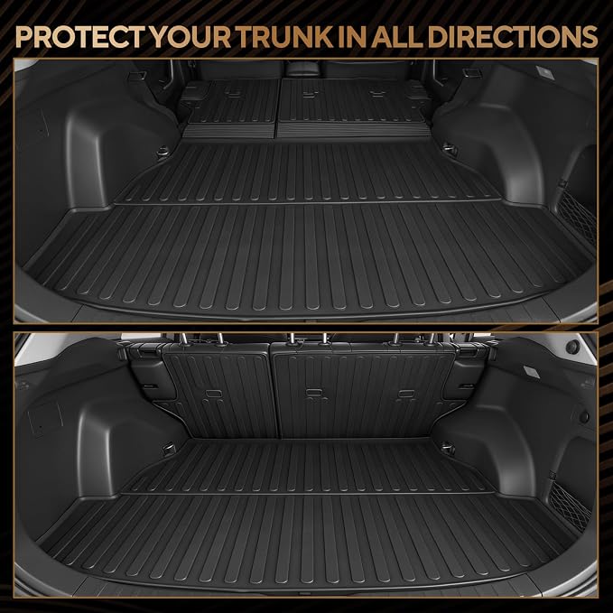Naibeve Floor Mats for 2026 Hyundai Palisade Gas 7/8 Seats | All Weather Custom Fit Floor Mats, Cargo Mat, Backrest Mats, (Not for Hybrid) Interior Protector accessories