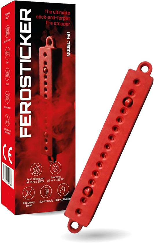 Small Automatic Fire Extinguisher | For electrical panels, fuse boxes, lithium batteries, inverters, solar systems, vehicles, boats and technical compartments.