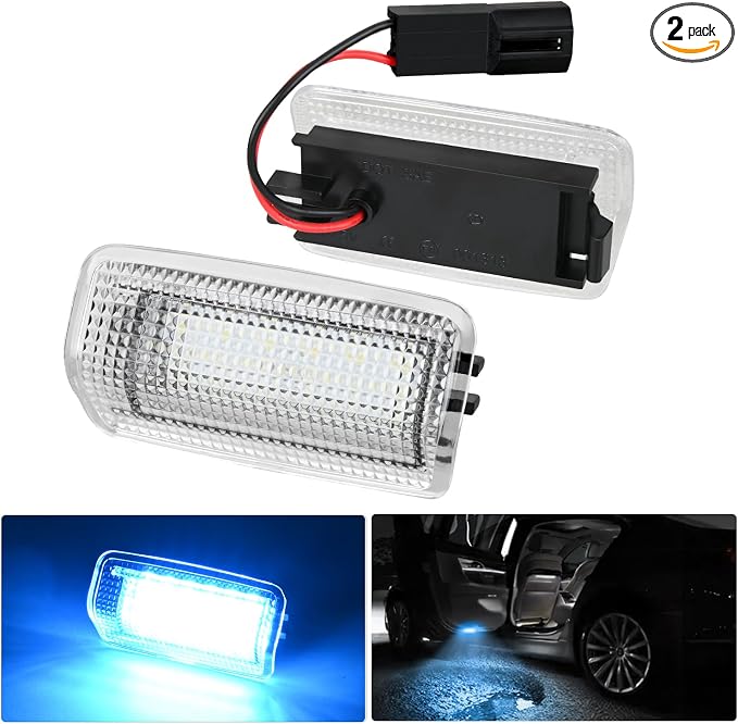 Nilight 2PCS LED Interior Door Panel Light Courtesy Warning Lights Aqua Beam Plug and Play for Toyota Avalon Sienna Venza Camry Prius 4Runner Lexus IS ES GS LS RX GX LX