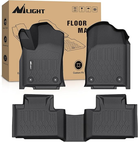 Nilight TPE Floor Mats for 2016 2017 2018 2019 2020 2021 2022 2023 Dodge Durango Jeep Grand Cherokee,All Weather Custom Fit Heavy Duty Floor Liners