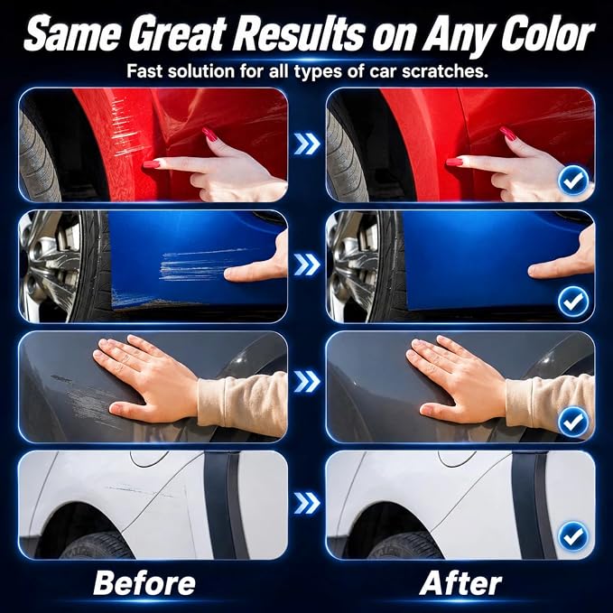 Magic Car Scratch Removal Pen, Professional Repair Solution For All Cars, Works On Any Color To Fix Scratches Swirl Marks And Scuffs, Easy DIY Paint Restoration Kit For A Seamless Finish (1 Pcs)