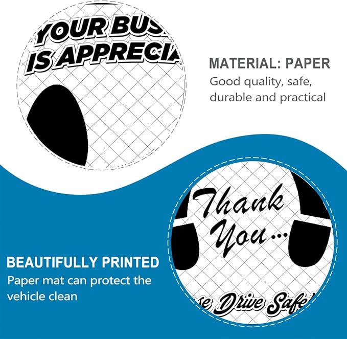 White Car Paper Floor Mats :200Pcs Disposable Floor Cars Auto Vehicles Automotive Mat Covers Protector Detailing Detail Wash Temporary 16x20inch