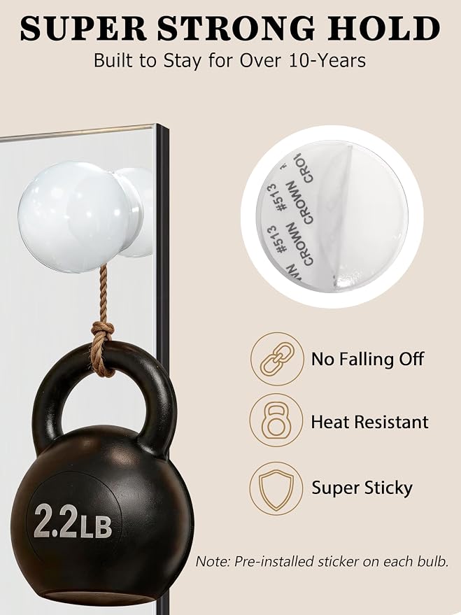 Waneway 14 Bulbs Vanity Lights for Mirror, Plug in Power Adapter & Touch Control Dimmer, 3 Color Modes, 1260 Lumens, Stick on LED Makeup Lights Kit (Mirror Not Included)