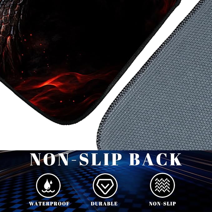 Dragon Eyes Car Floor Mats Set of 4 Animal Automotive Foot Mats Rugs Carpet for Car Non-Slip Auto Car Accessories Universal Fit for Car SUV Truck Van