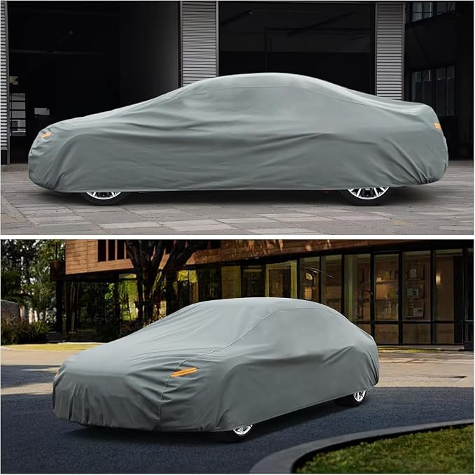Kayme Heavy Duty Car Cover Custom Fit Mercedes Benz SL Class SL350 SL400 SL550 SL43 SL55 SL63 (1970-2026), Waterproof All Weather for Automobiles, Full Exterior Covers Sun Rain UV Protection.